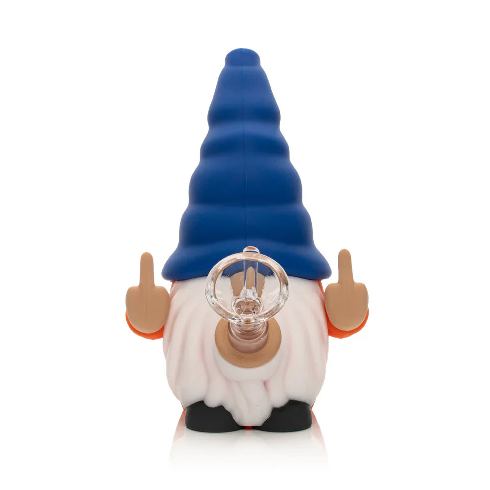 LIT® Silicone | 6" No Fux Gnome Water Pipe [TS217BOR]